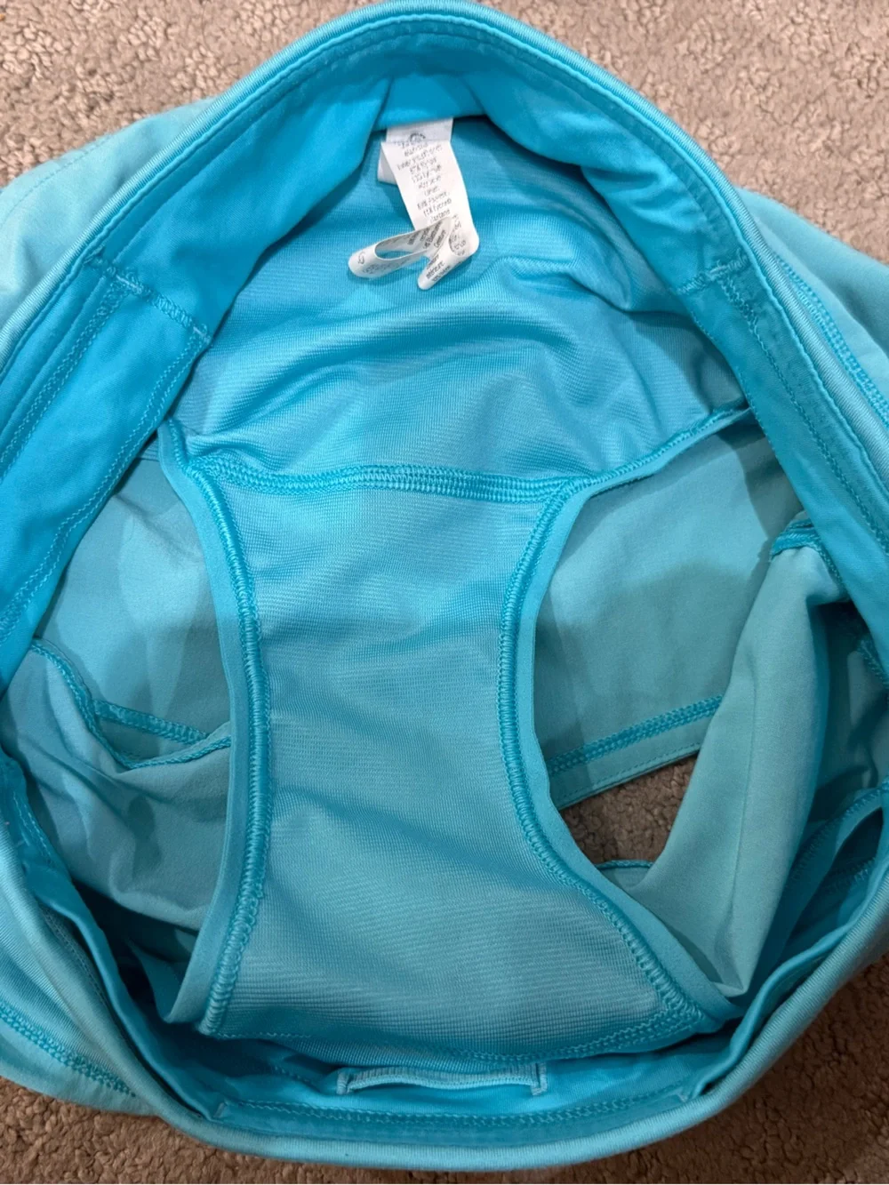 lululemon athletica pacer  Sky Blue Skort Shorts size 2